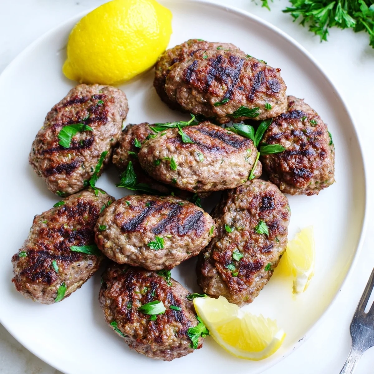 Easy homemade Lebanese kafta recipe featuring ground lamb with cumin and allspice