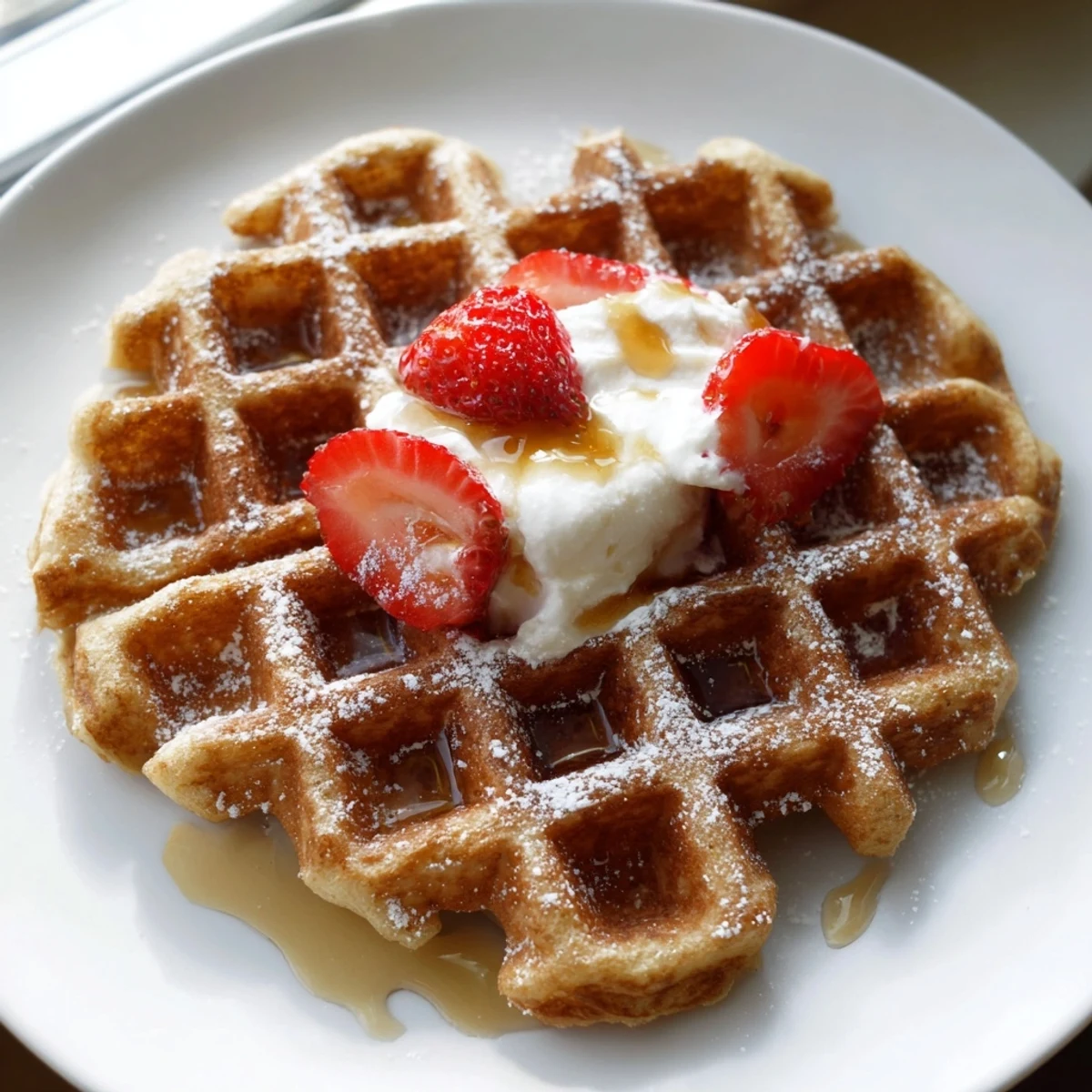 Greek Yogurt Waffles