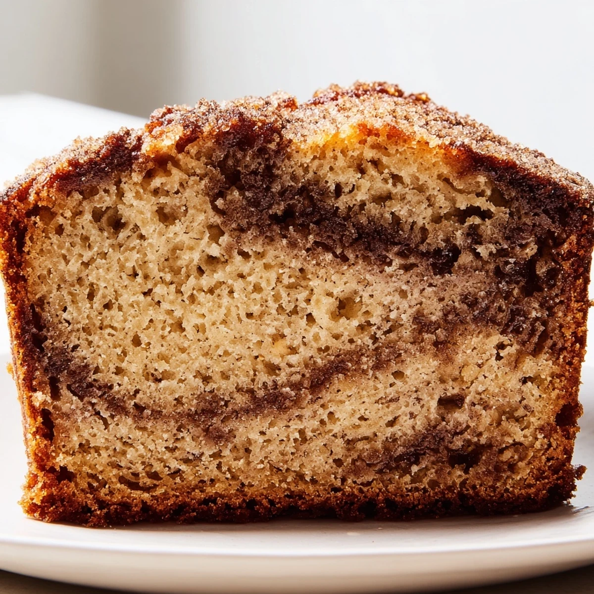 Cinnamon Sugar Swirl Banana Bread