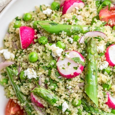 Spring Vegetable Quinoa Salad