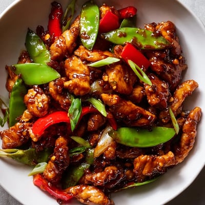 Chinese Garlic Chicken Stir Fry