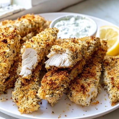 Crispy Greek Chicken Strips