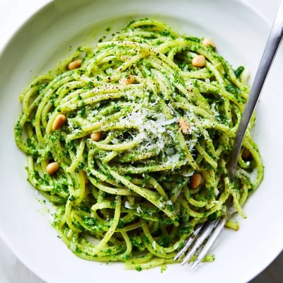 Wild Garlic Pesto Pasta